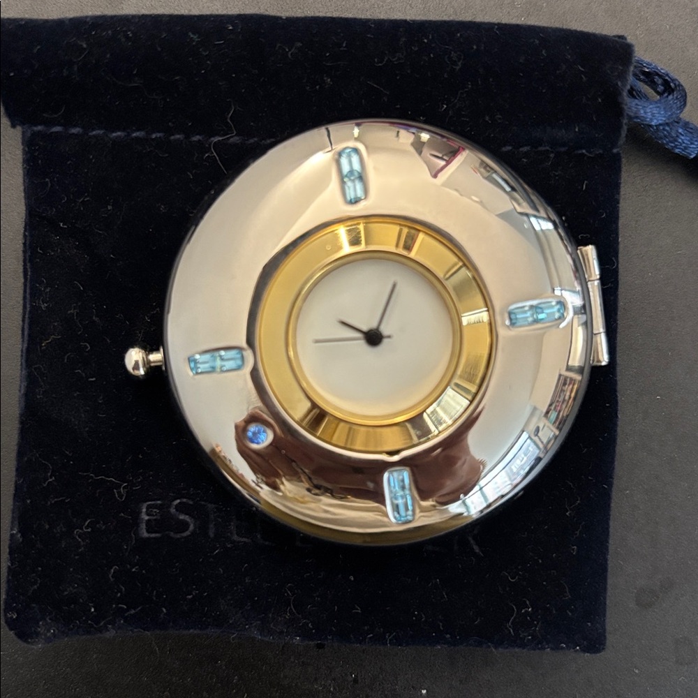 Estée Lauder collectible and very rare clock compact